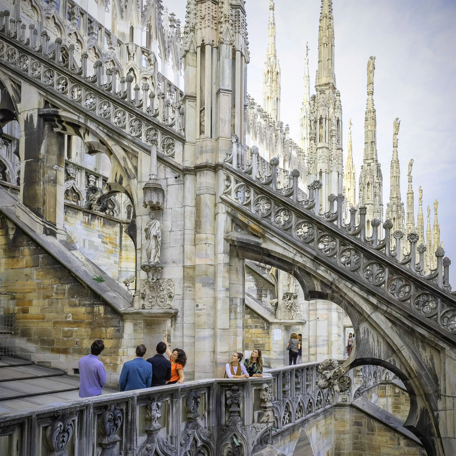 Milan Dome Terrace View